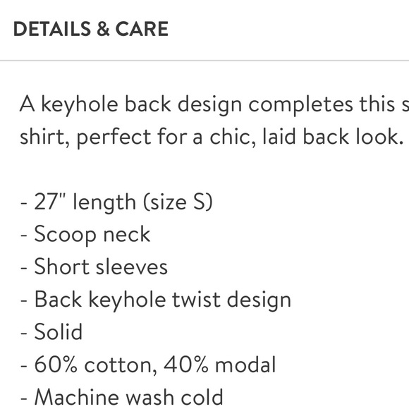 Democracy T-shirt lace pocket keyhole - Picture 4 of 7